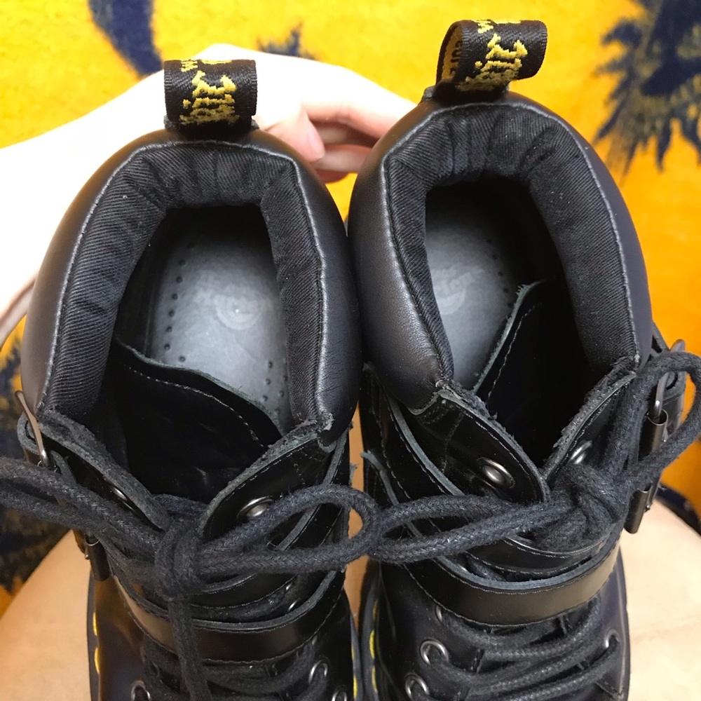 Dr Martens Bryony Buckle Platform Boots - Picture 5 of 8